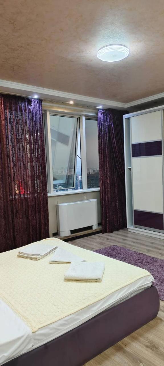 Nurly Tau 2Room Apartments 阿拉木图 外观 照片